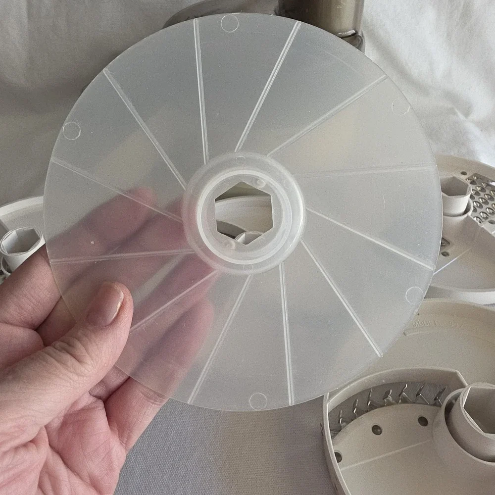 Oster Regency Kitchen Center Food Processor Slicer Shredder Attachment 4 Blades